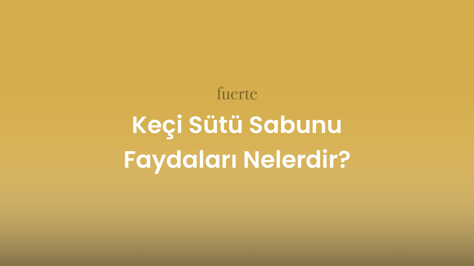 keci sutu sabunu faydalari